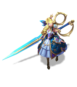 Sapphire Battle Queen Gwen chroma