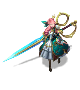 Turquoise Battle Queen Gwen chroma