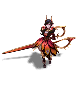 Ruby Faerie Court Gwen chroma
