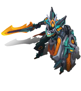 Turquoise Mecha Kingdoms Leona chroma