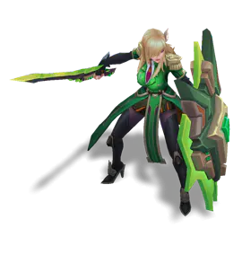 Emerald Battle Academia Leona chroma