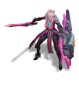 Rose Quartz Battle Academia Leona chroma
