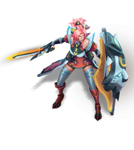 Ruby Battle Lion Leona chroma