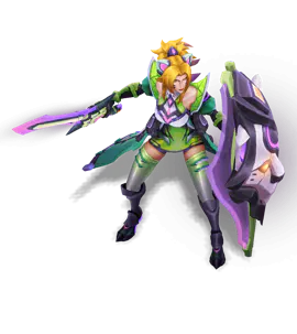 Emerald Battle Lion Leona chroma
