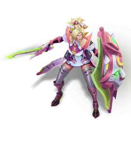 Rose Quartz Battle Lion Leona chroma