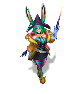 Catseye Battle Bunny Aurora chroma