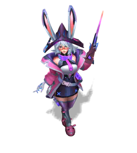 Rose Quartz Battle Bunny Aurora chroma