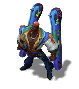 Chroma saphir du skin HEARTSTEEL Live My Life K'Santé