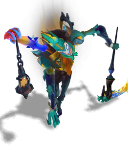 Turquoise Star Nemesis Fiddlesticks chroma