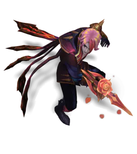 Ruby Withered Rose Talon chroma