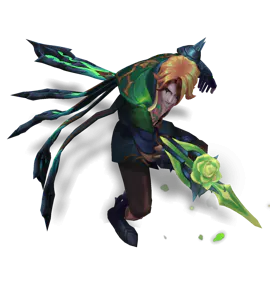 Emerald Withered Rose Talon chroma