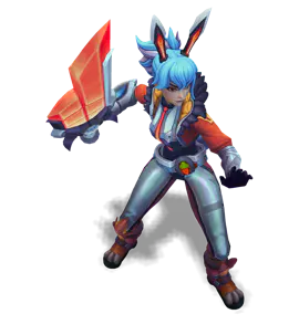 Ruby Battle Bunny Prime Riven chroma