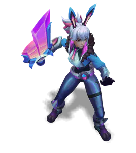 Sapphire Battle Bunny Prime Riven chroma