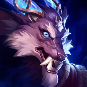 Winterblessed Warwick Border Icon, League of Legends summoner icon