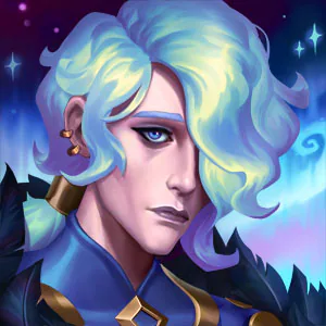 Winterblessed Hwei Border Icon, League of Legends summoner icon