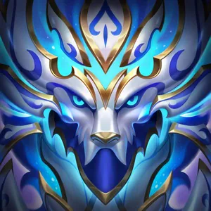 Porcelain Protector Aurelion Sol Border Icon, League of Legends summoner icon