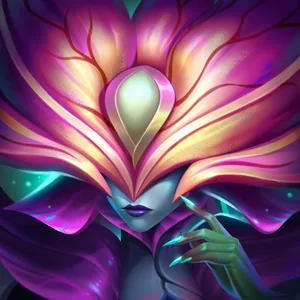 Flora Fatalis Lissandra Border Icon, League of Legends summoner icon