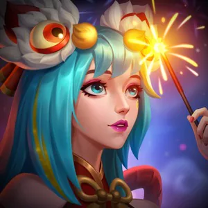 Firecracker Seraphine Border Icon, League of Legends summoner icon