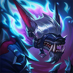 Warhound Warwick Border Icon, League of Legends summoner icon