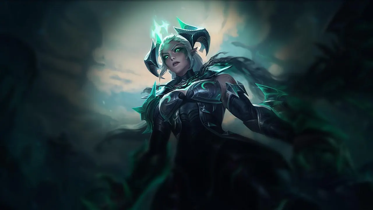 Ruined Shyvana splash art