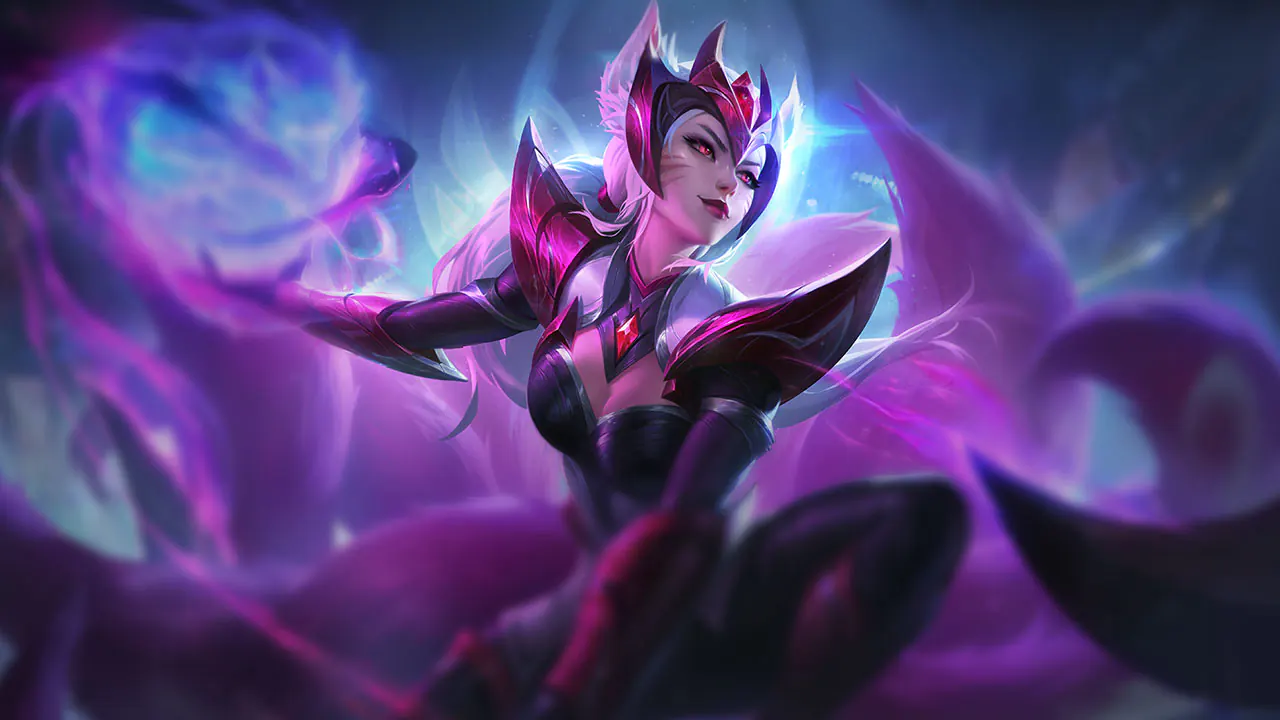 Challenger Ahri splash art