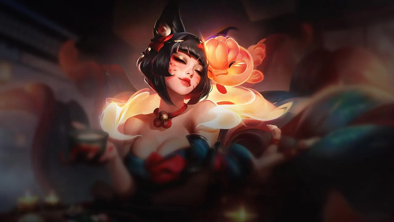 After Hours Spirit Blossom Springs Ahri splash art