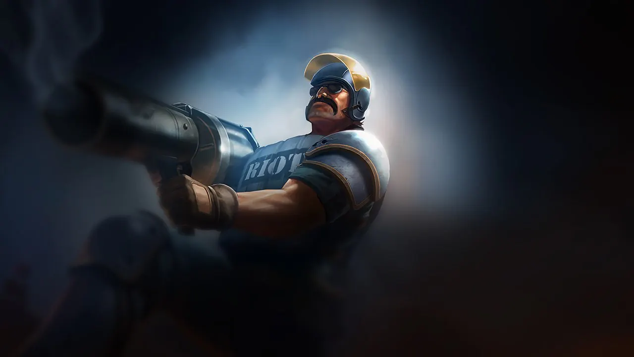 Riot Graves splash art