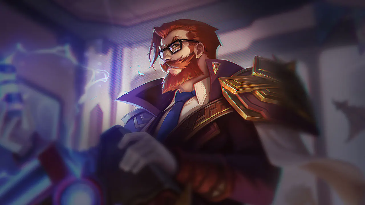 Battle Professor Graves splash art