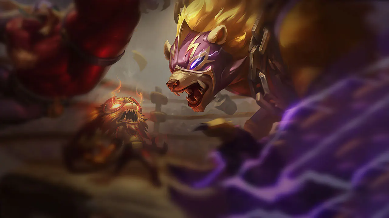 El Rayo Volibear splash art