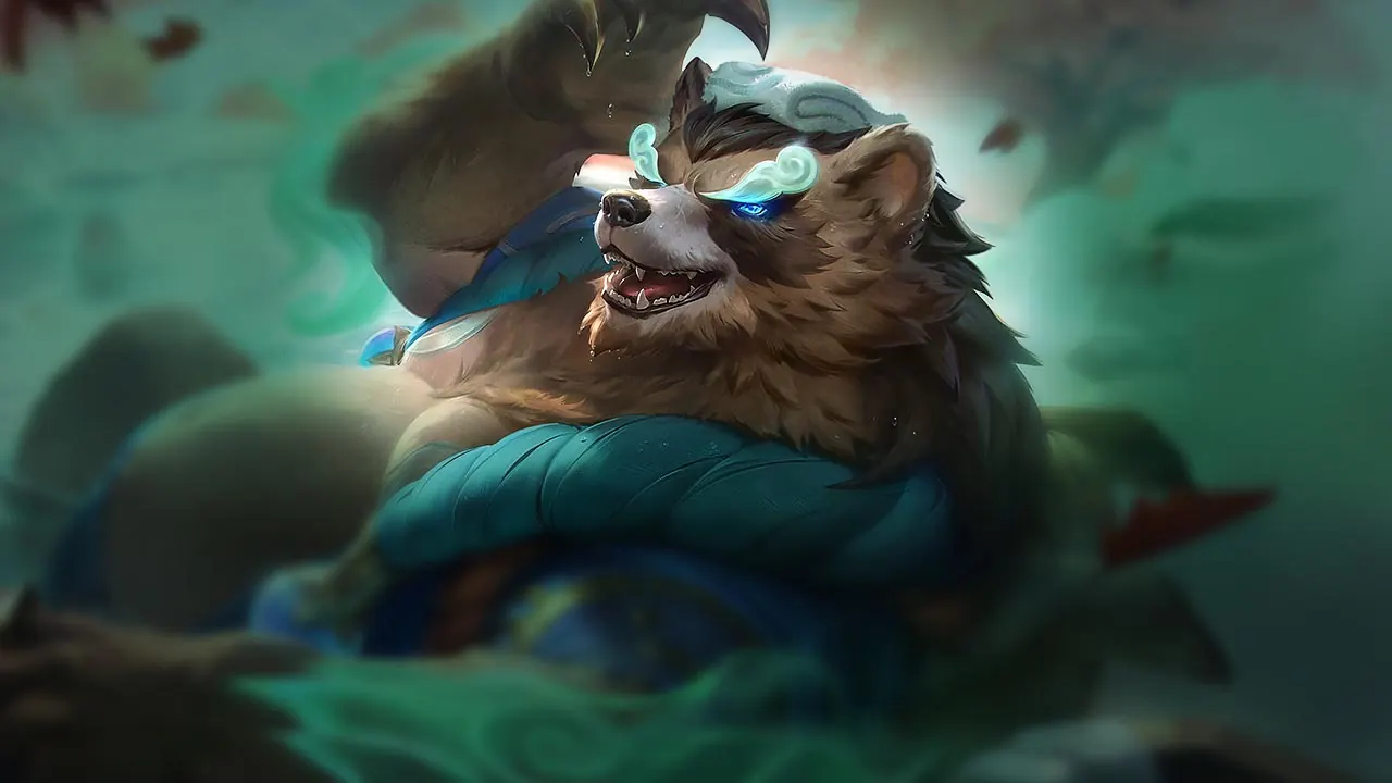 Spirit Blossom Springs Volibear splash art