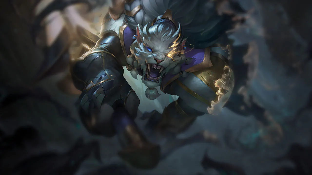 Sentinel Rengar splash art