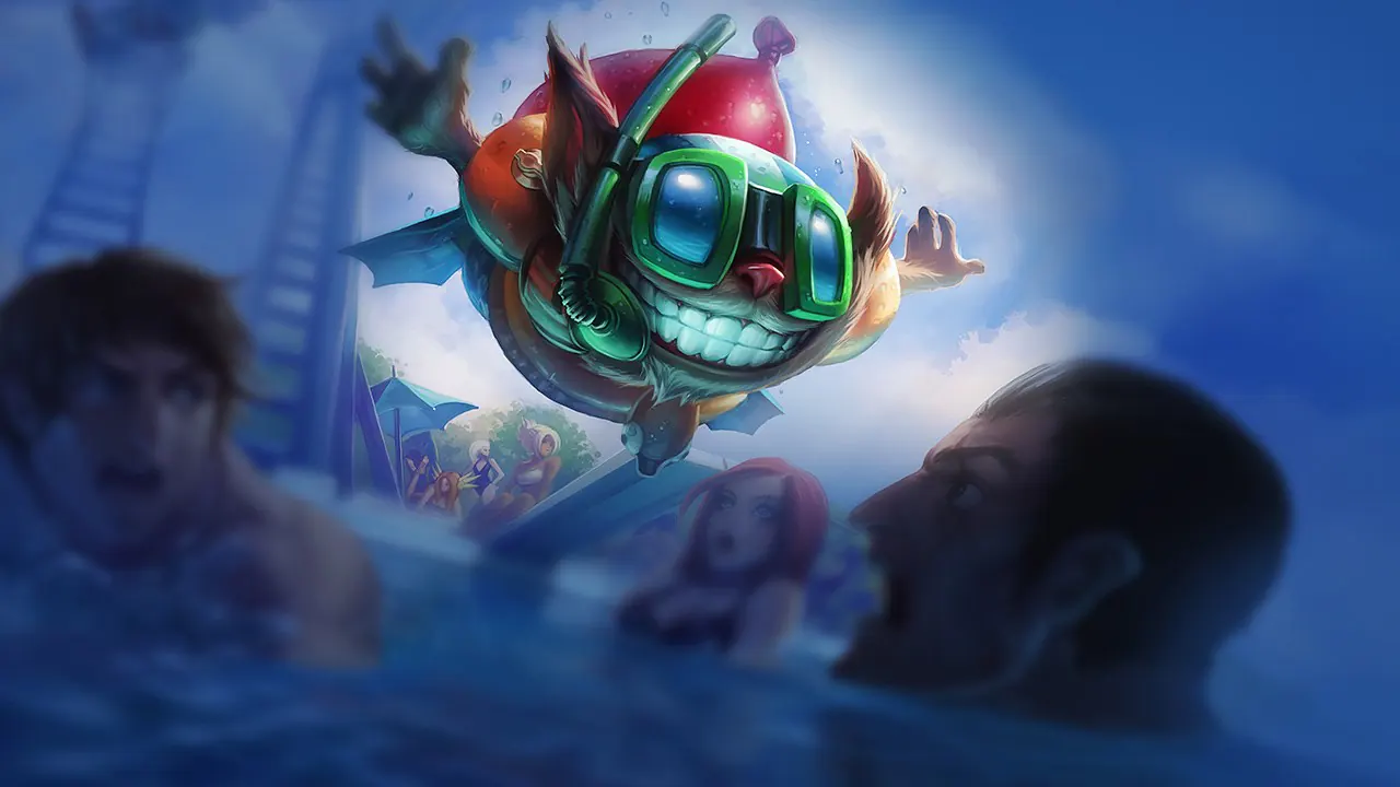 Pool Party Ziggs splash art