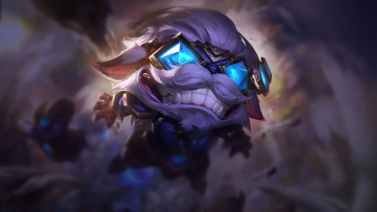 Hextech Ziggs splash art