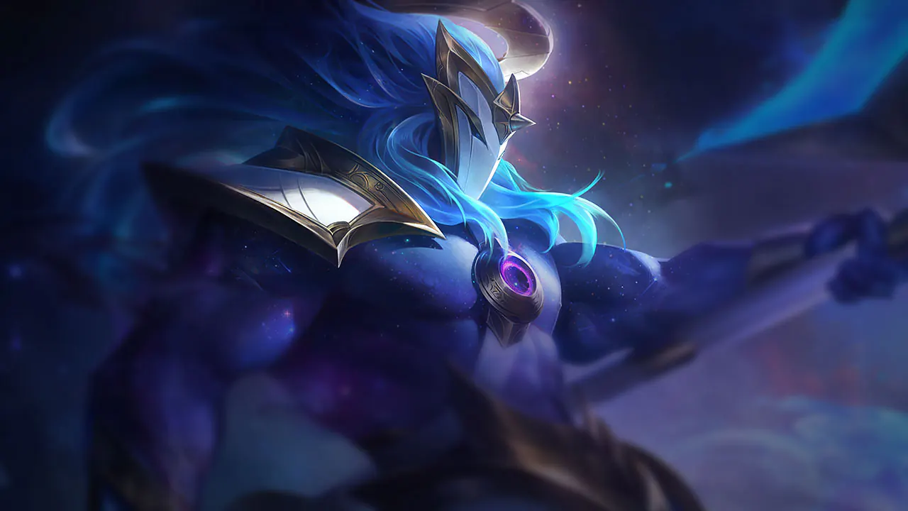 Cosmic Charger Hecarim splash art