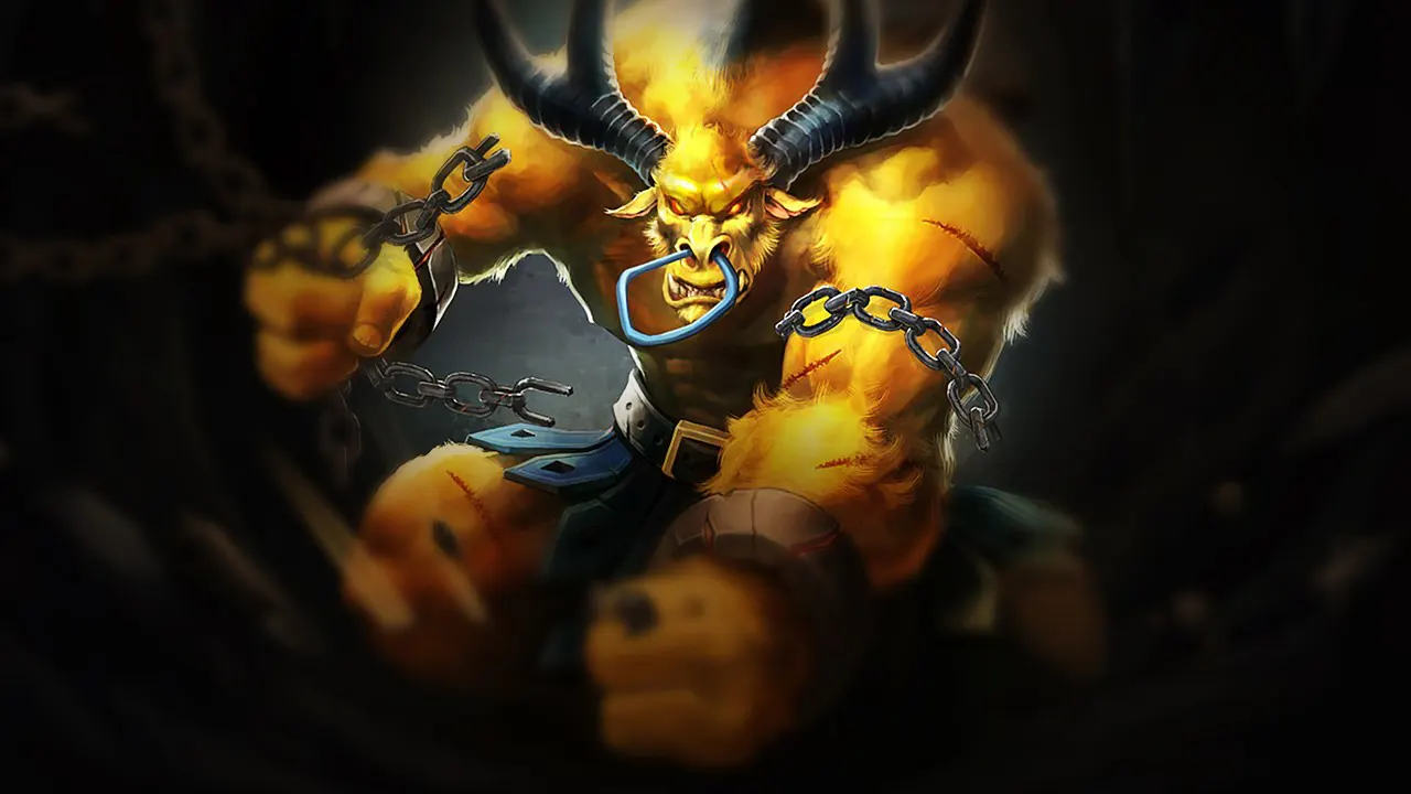 Golden Alistar splash art