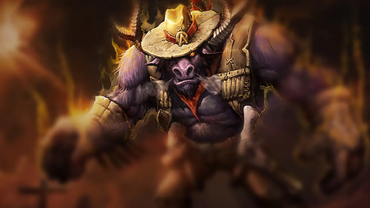 Longhorn Alistar splash art