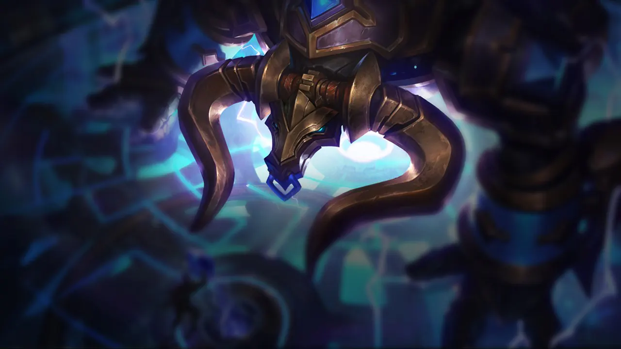 Hextech Alistar splash art