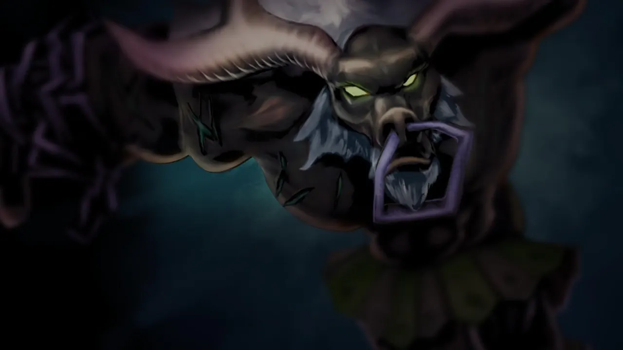 Black Alistar Modern splash art