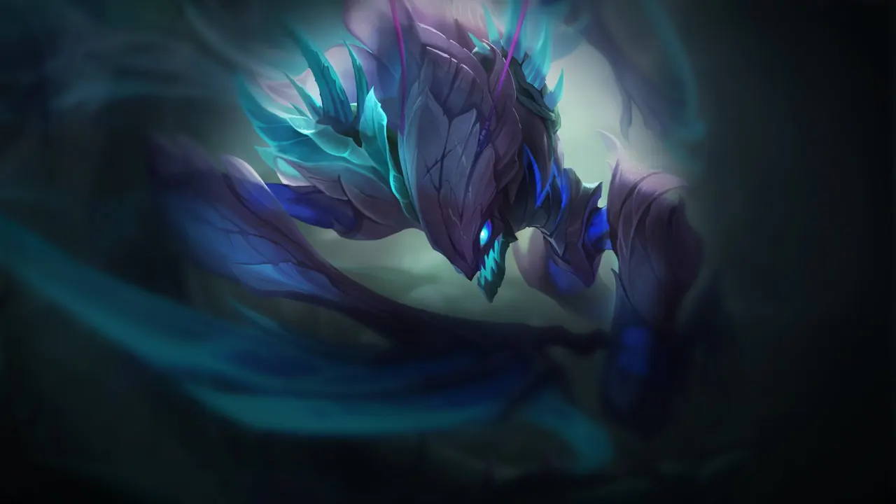 Death Blossom Kha'Zix splash art