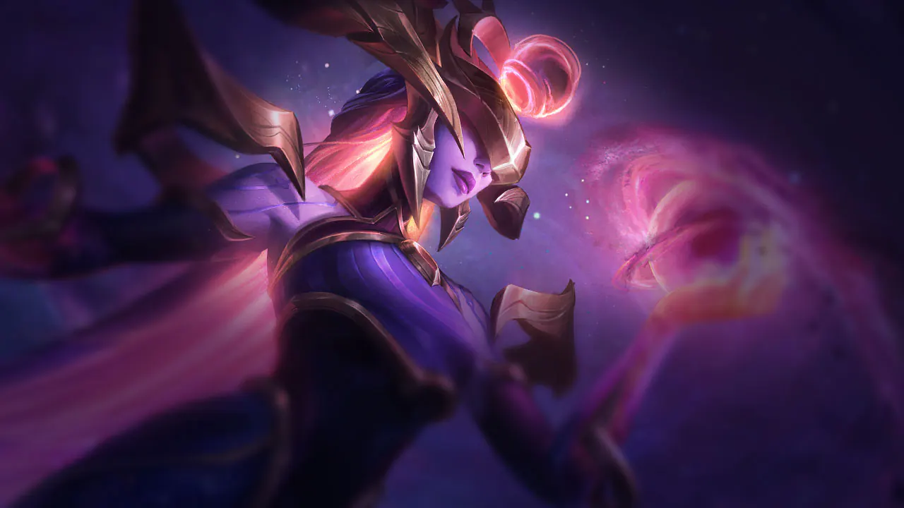 Dark Cosmic Lissandra splash art