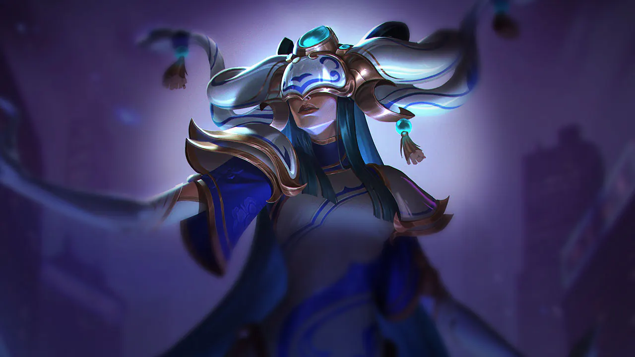 Porcelain Lissandra splash art