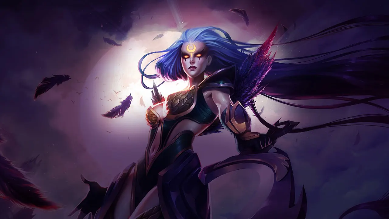 Dark Valkyrie Diana splash art