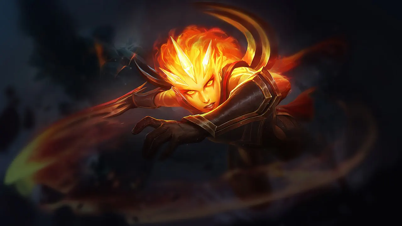 Infernal Diana splash art