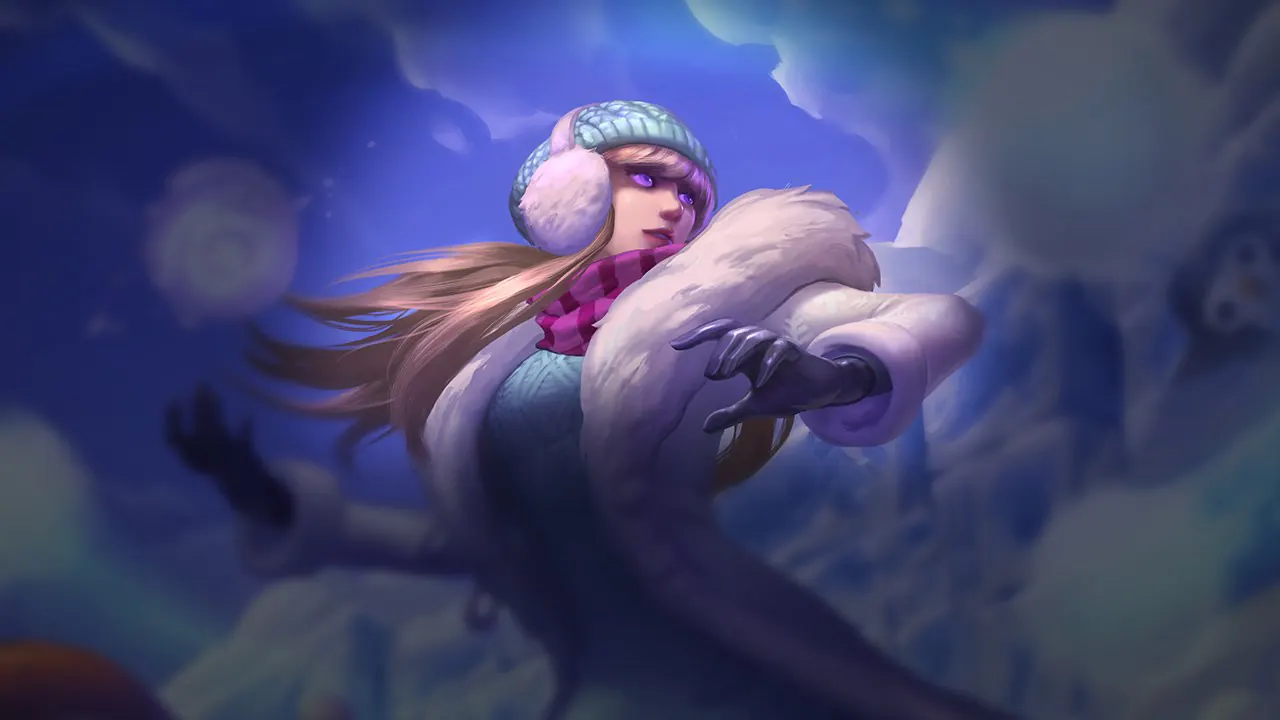 Snow Day Syndra splash art
