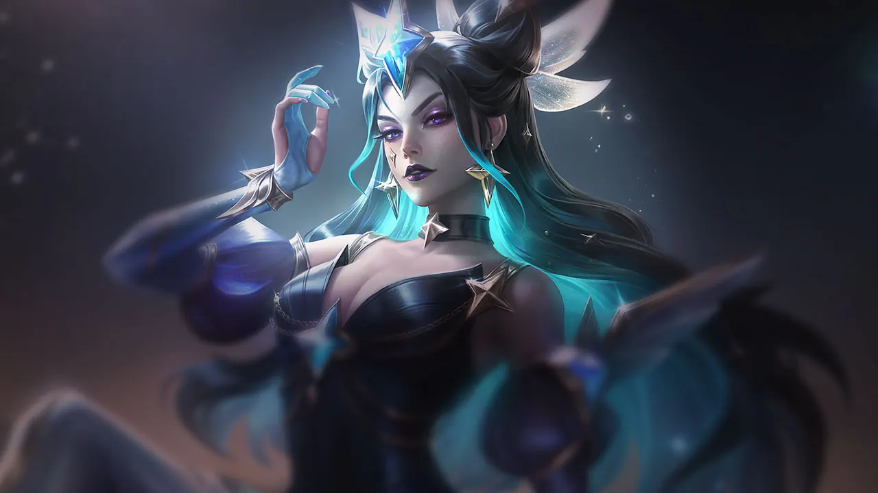 Prestige Star Guardian Syndra splash art