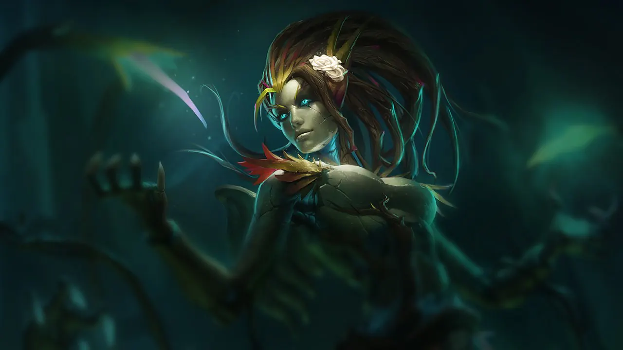 Haunted Zyra splash art