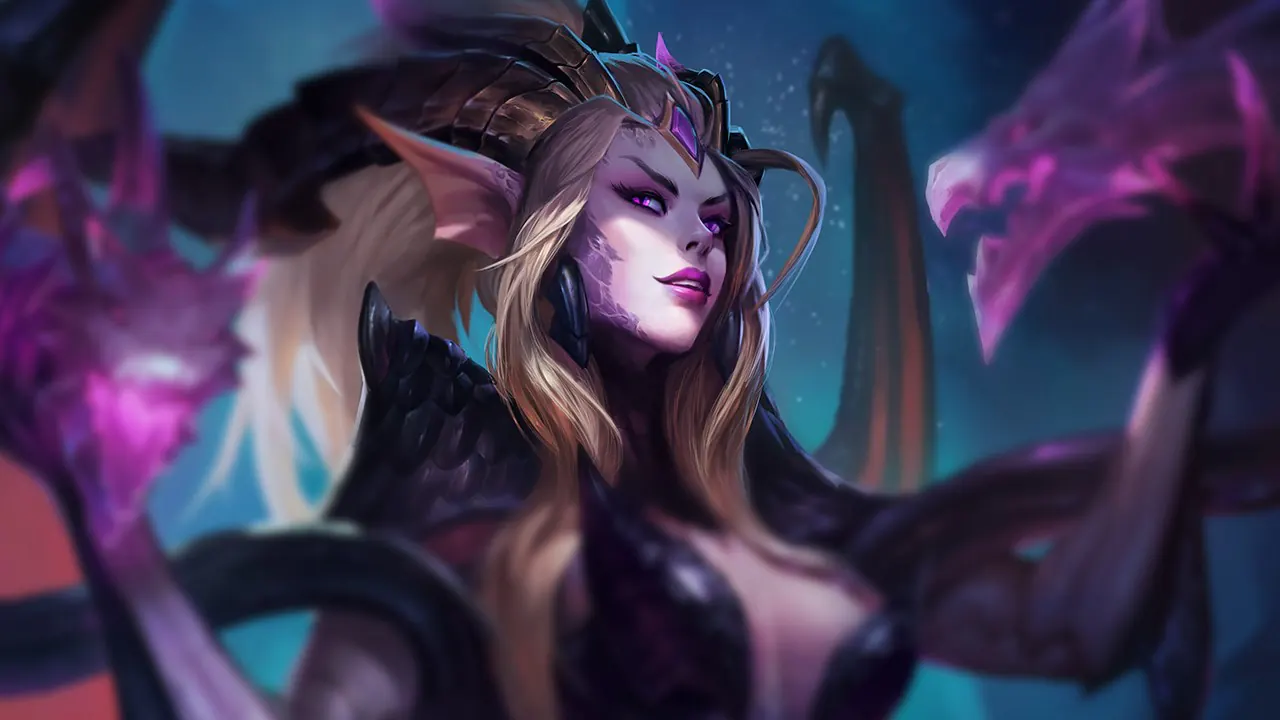 Dragon Sorceress Zyra splash art