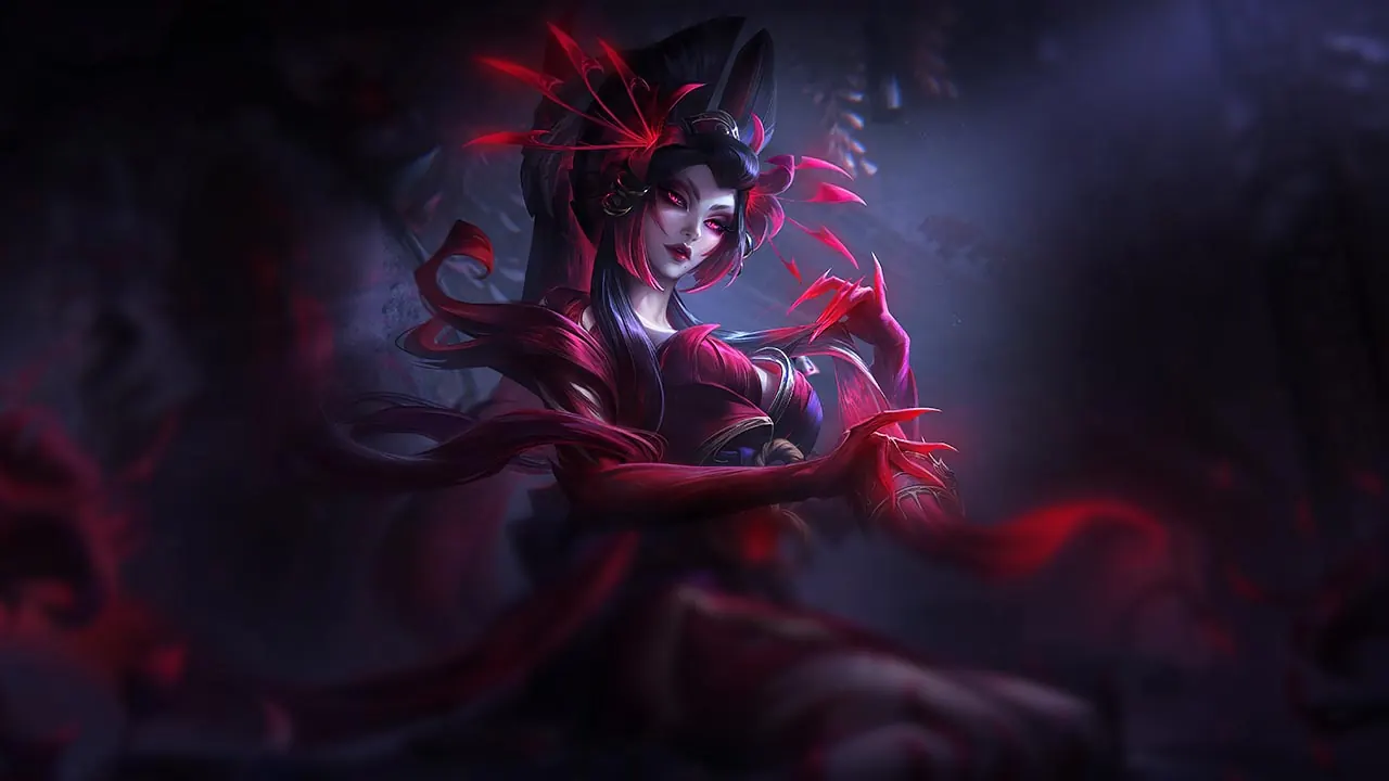 Blood Moon Zyra splash art