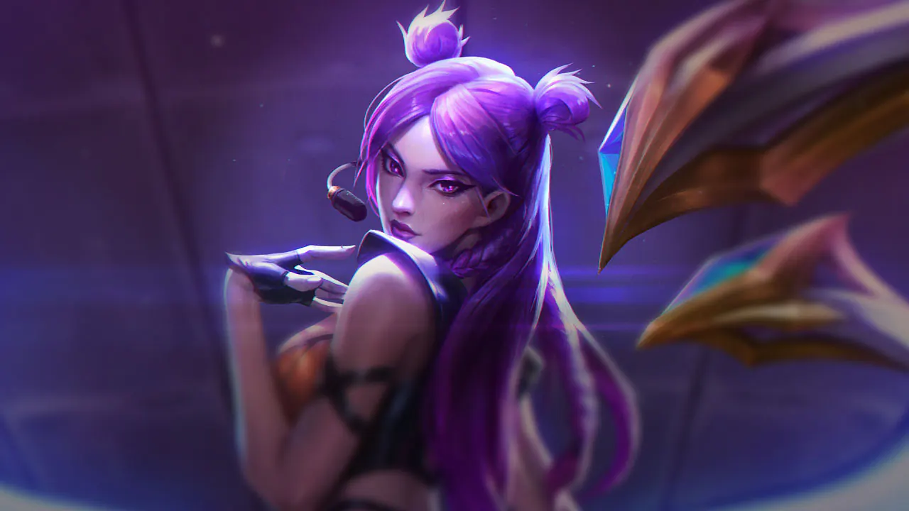 K/DA Kai'Sa splash art