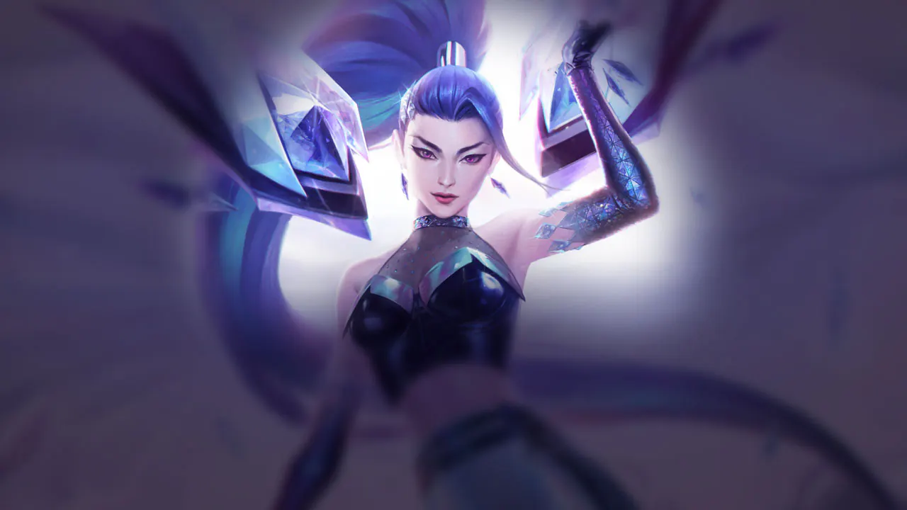 K/DA ALL OUT Kai'Sa splash art